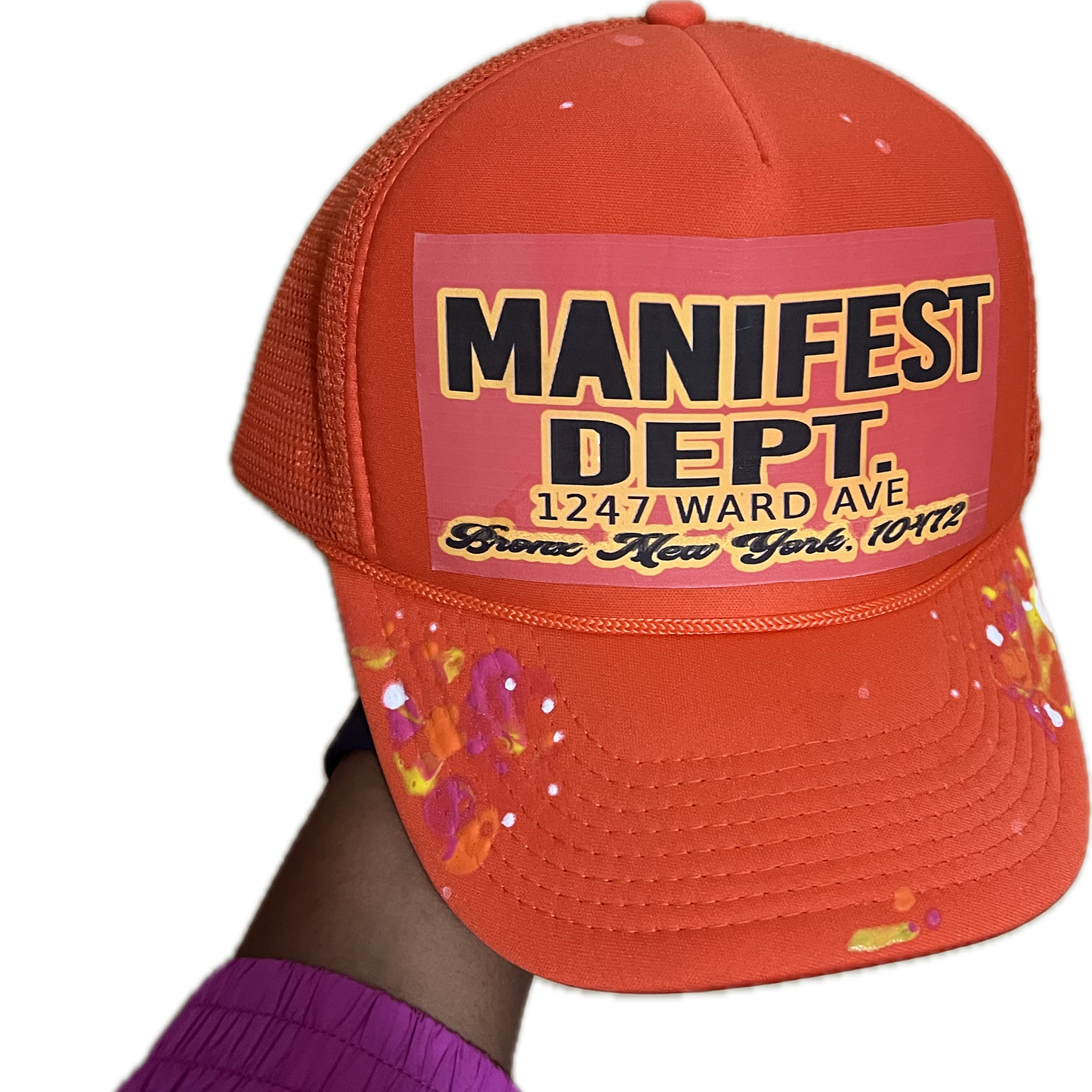 Pre- Love Manifest Dept. Hat (orange)