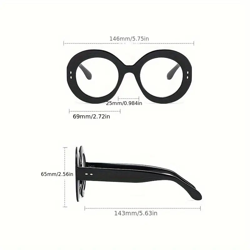 Black Circle Glasses