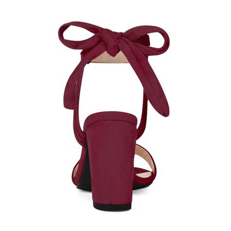 Burgundy Block Heel (9.5W)