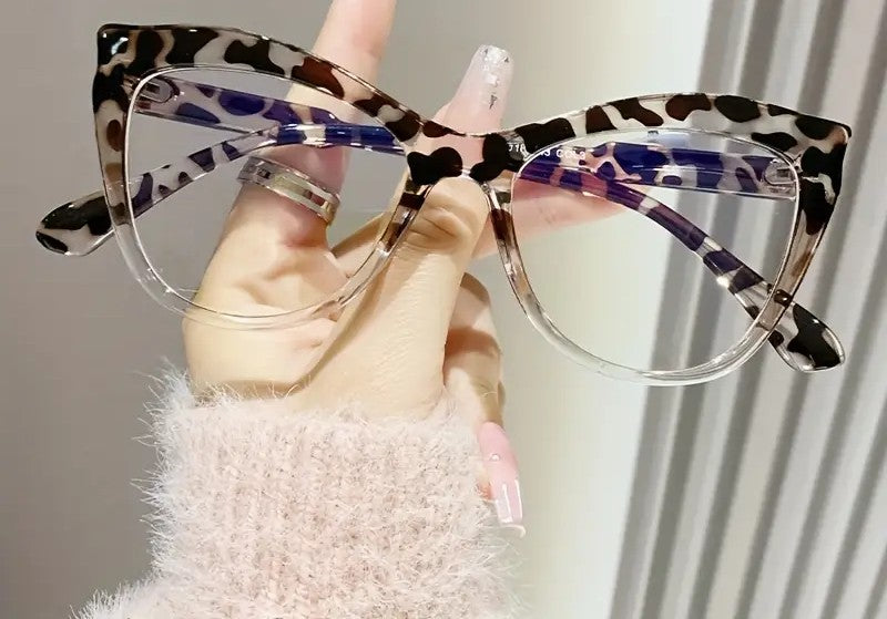 Print Cat-Eye Blue light Glasses