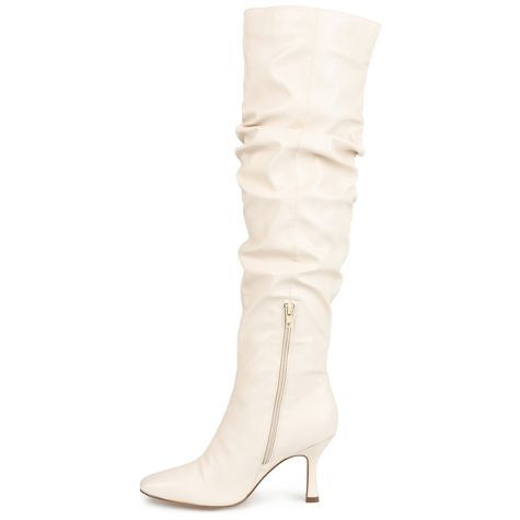Knee High Women's Boot (8W) Off-white
