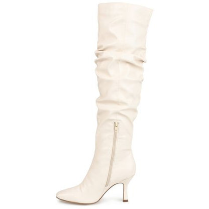 Knee High Women's Boot (8W) Off-white