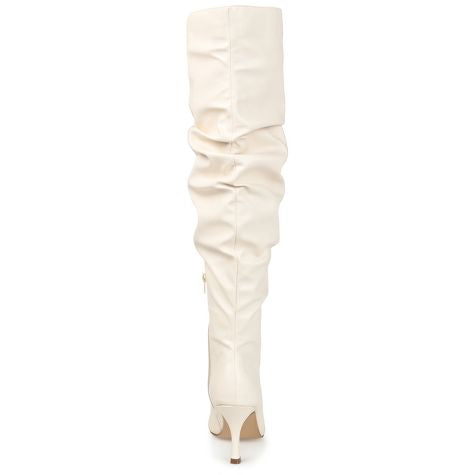 Knee High Women's Boot (8W) Off-white