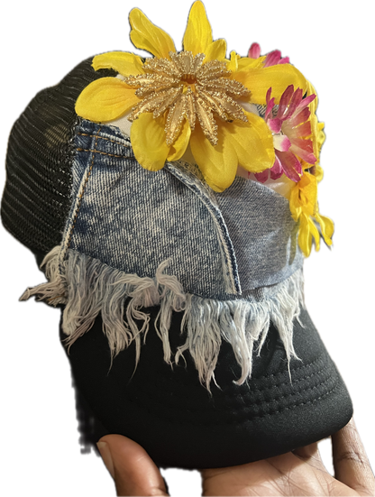 Custom Flower SnapBack hat