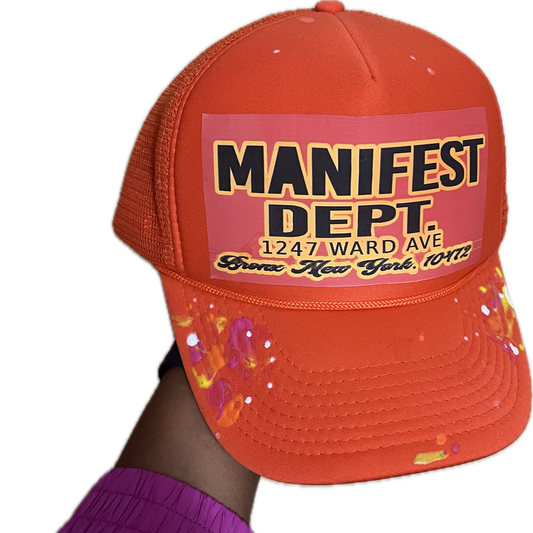 Pre- Love Manifest Dept. Hat (orange)