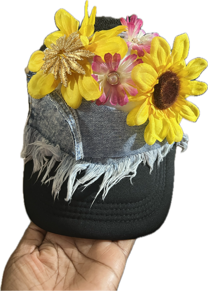 Custom Flower SnapBack hat