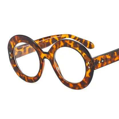 Print Circle Glasses