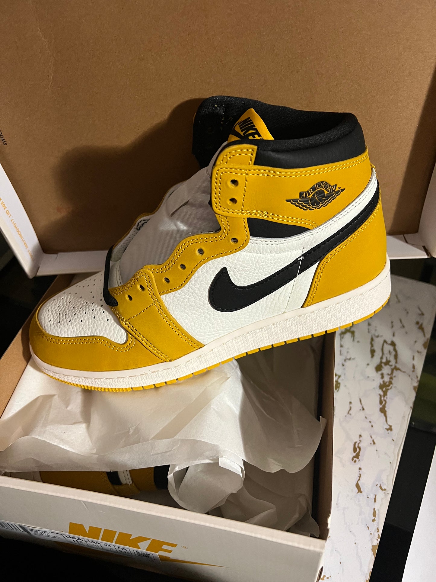 Air Jordan 1 Retro High OG GS 'Yellow Ochre'