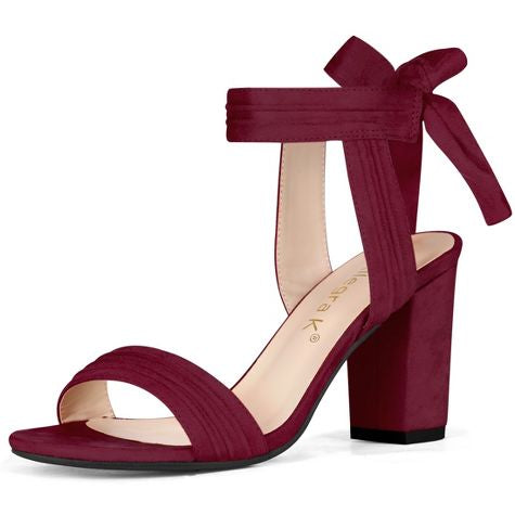 Burgundy Block Heel (9.5W)