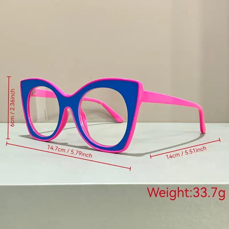 Two Tone Blue/Pink Glasses