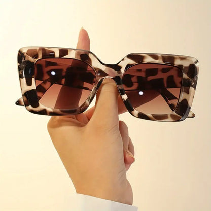 Print Sunglasses Square Glasses