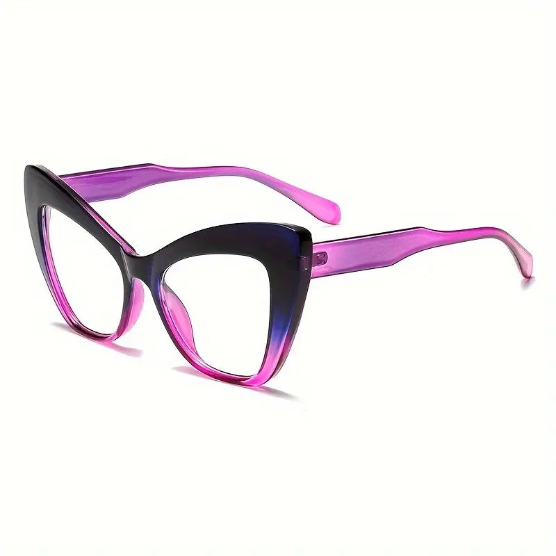 Purple Ombre Cat-eye Glasses