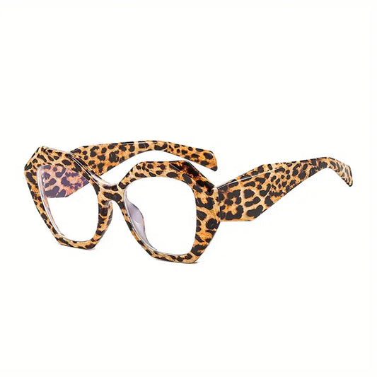 Geometric Animal Print Glasses